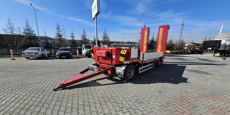 DRAWBAR LOWBED 2 AXLE technical drawing - Nova Trailer