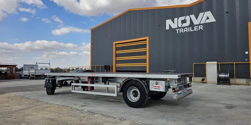 DRAWBAR PLATFORM technical drawing - Nova Trailer