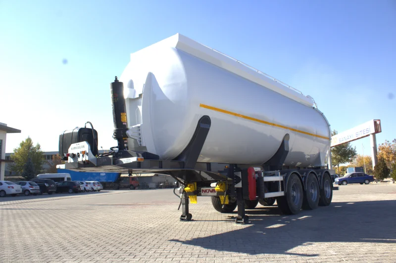 TIPPING SILO TRAILER technical drawing - Nova Trailer