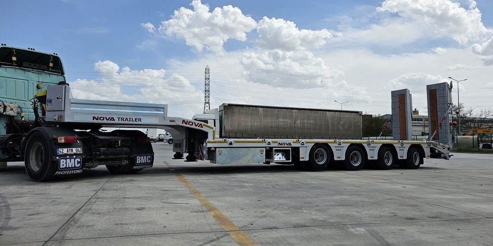 LOWBED TRAILER 4 AXLE